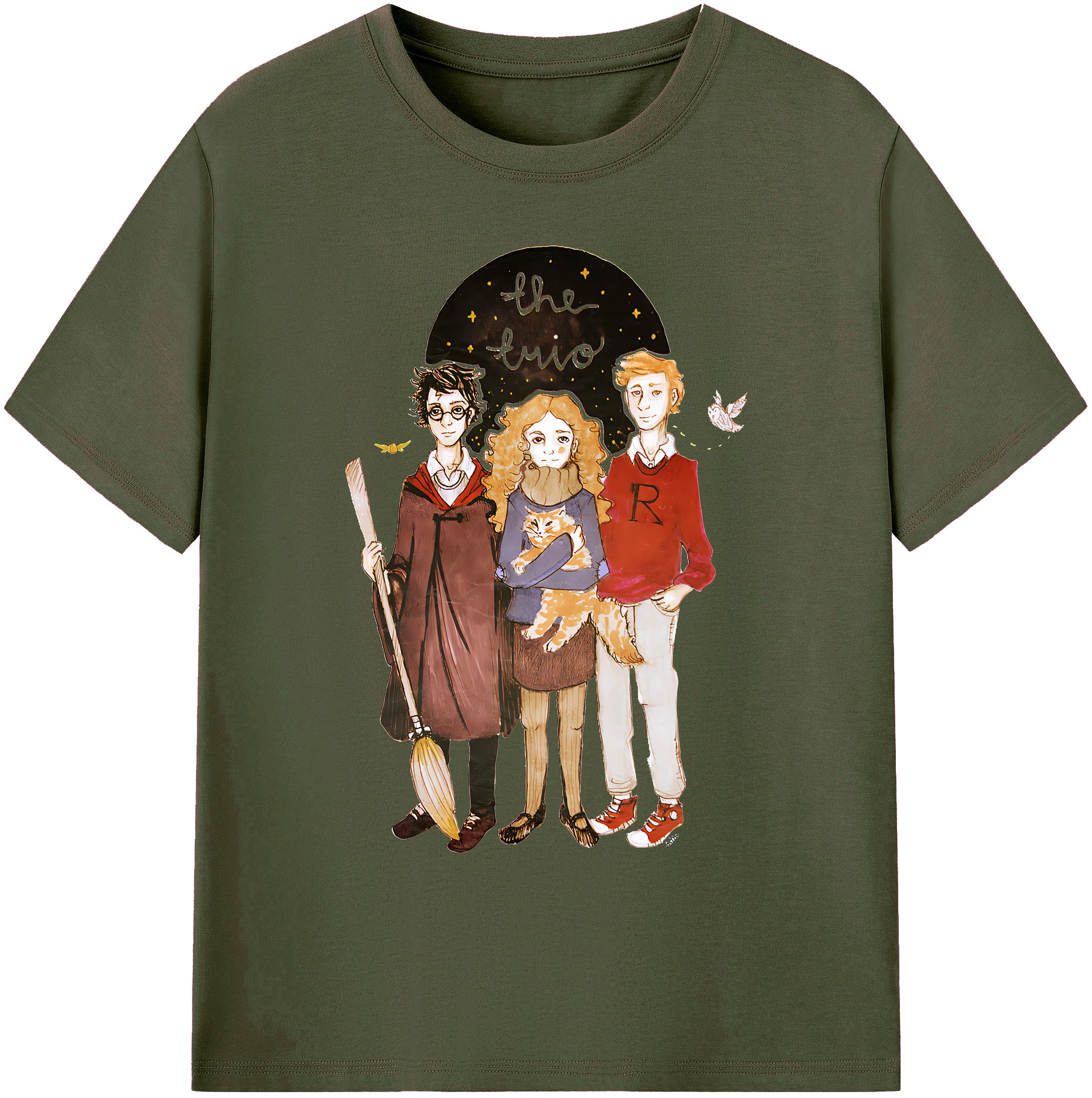 （画像用） Harry Potter ハリー・ポッターシリーズ 綿100％ メンズ半袖Tシャツ｜肌触りやわらか＆通気性